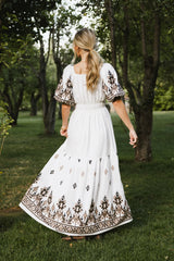 Alder Embroidered Maxi Dress