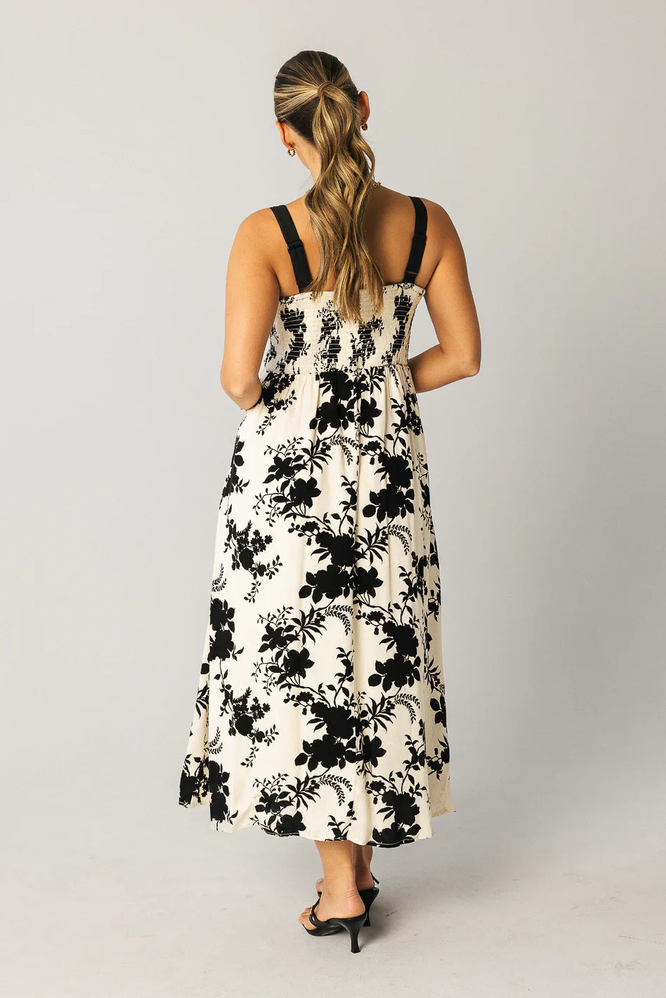 Zora Floral Midi Dress